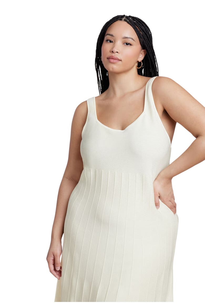 Contrast Hem Sweater Dress, Alternate, color, LIGHT YELLOW