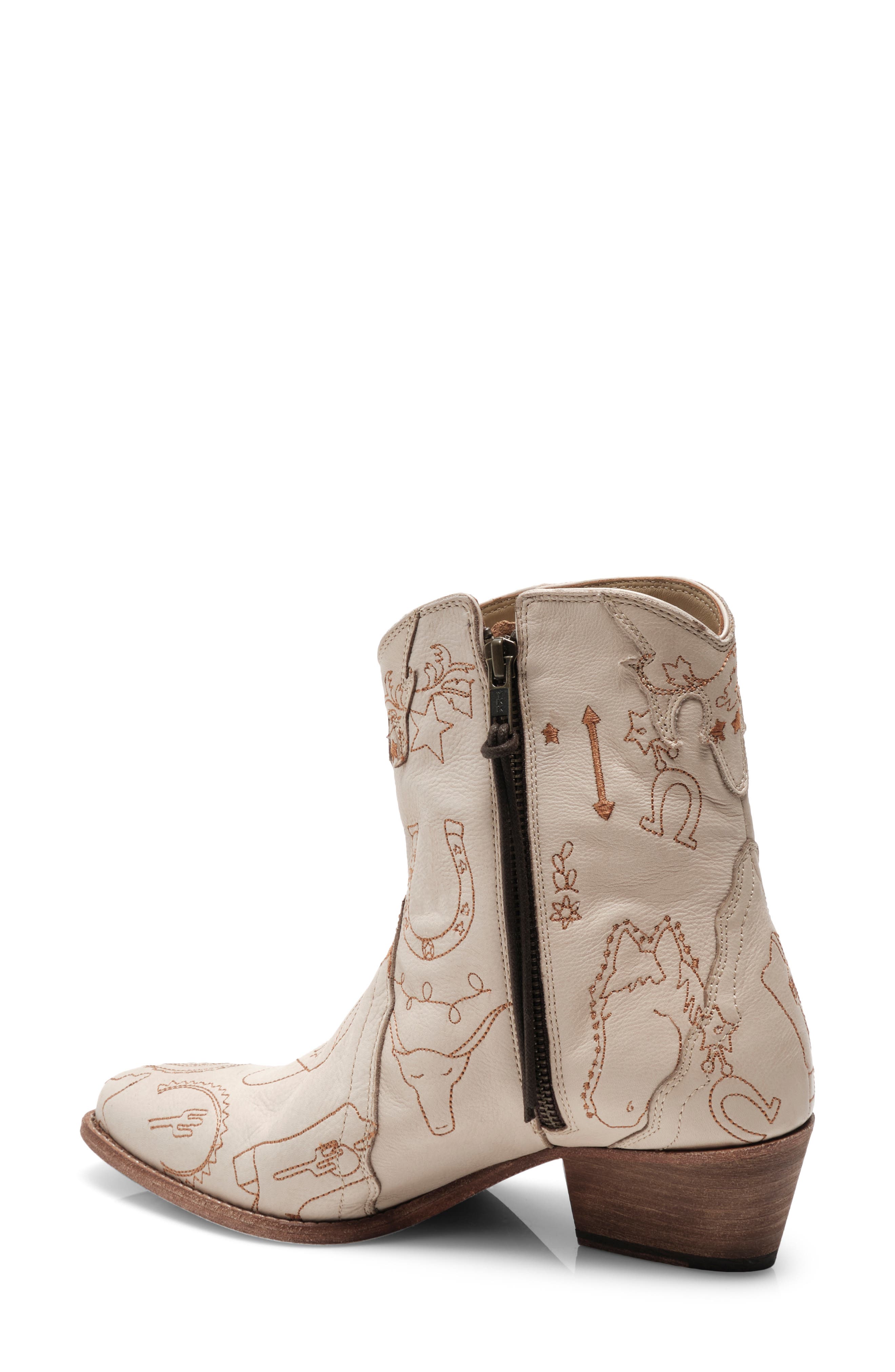 Free People New Frontier Doodle Western Boot, Alternate, color, 