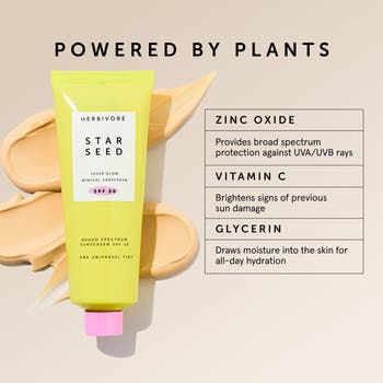 Herbivore Botanicals Star Seed Sheer Glow Mineral Sunscreen