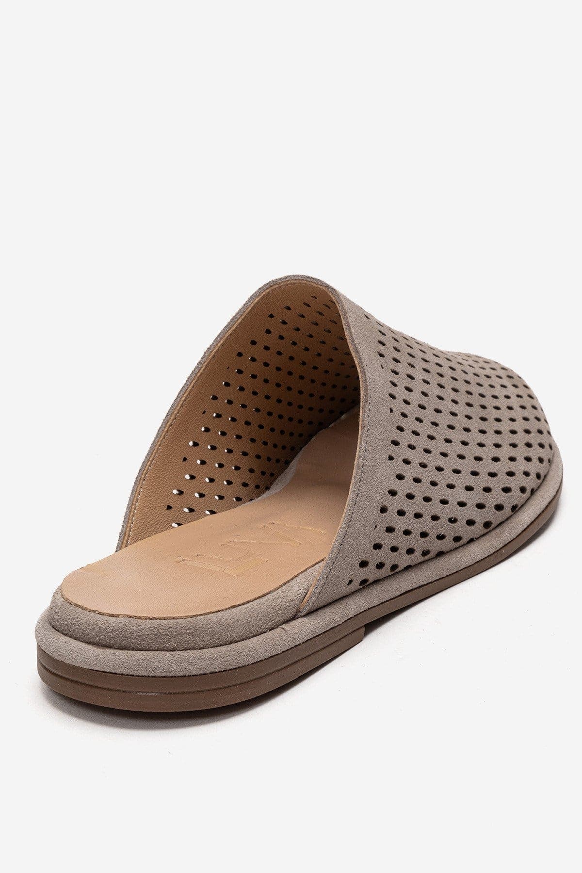 Melara Leather Slip On Mule, Alternate, color, Beige Suede