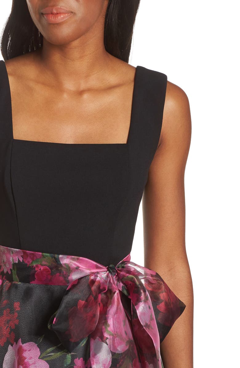 Eliza J Floral Organza Gown, Alternate, color, 