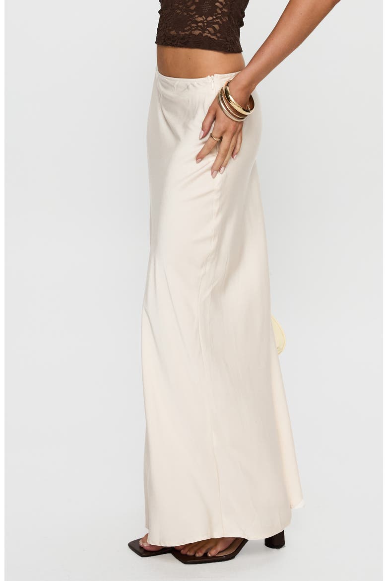 Haley Satin Maxi Skirt, Alternate, color, CHAMPAGNE
