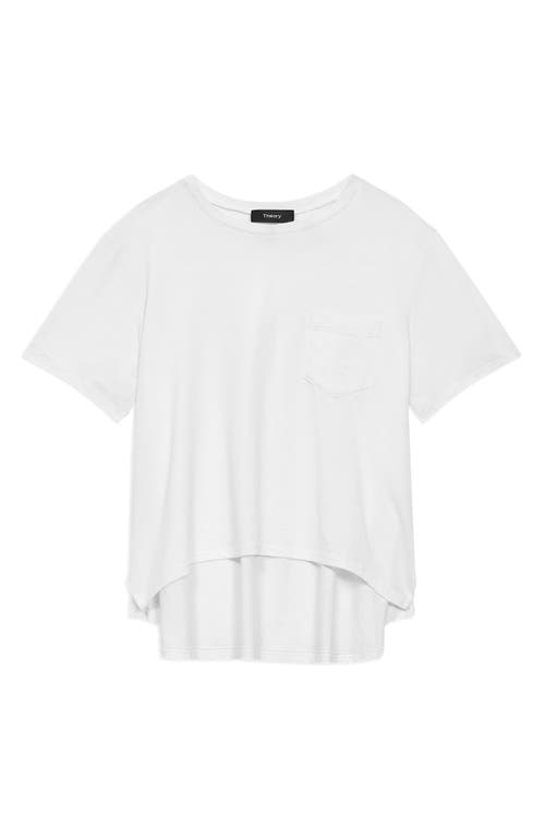 Theory Easy Apex High-low Pocket T-shirt