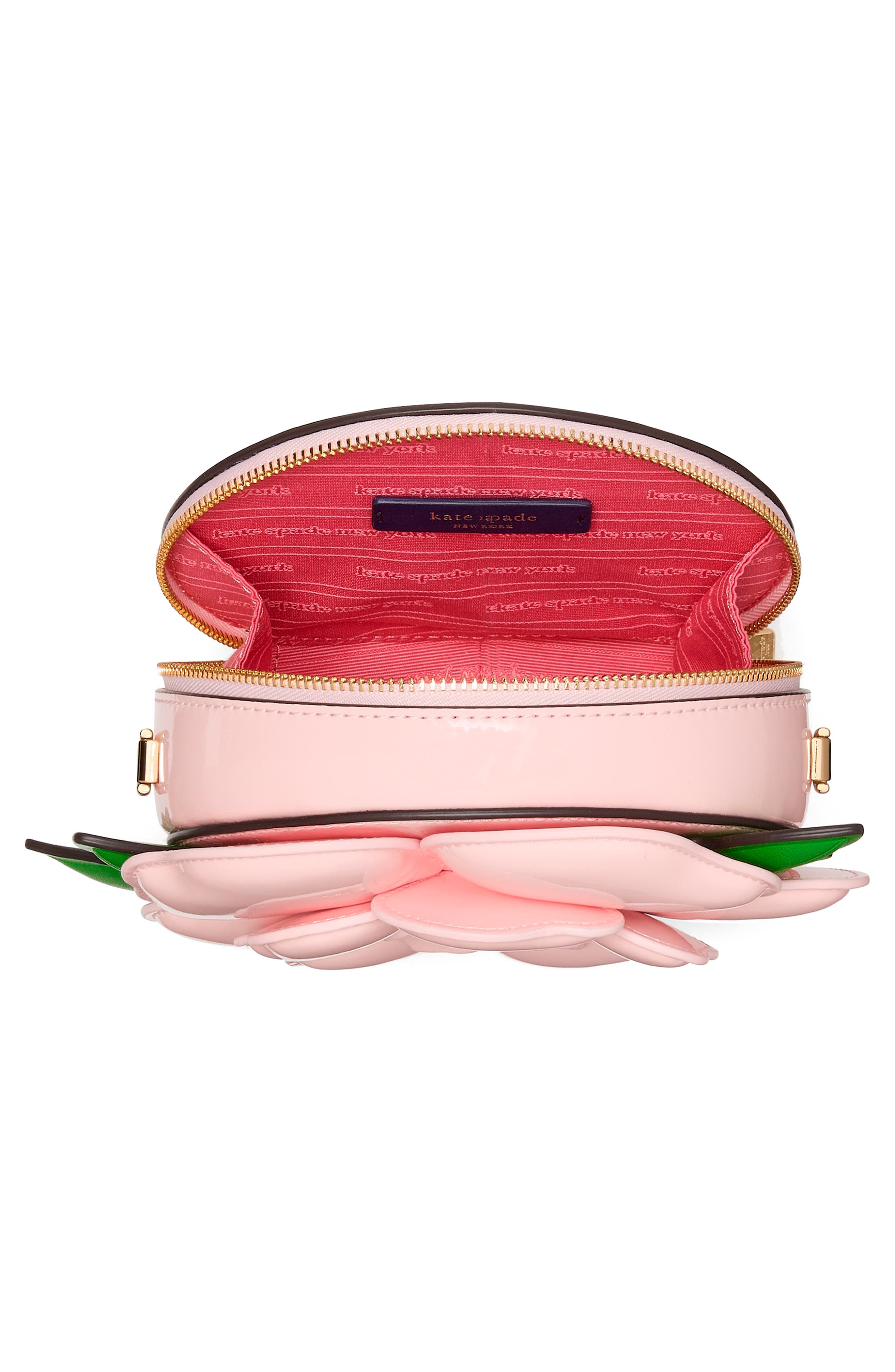 Kate Spade New York in the garden patent leather bag, Alternate, color, 