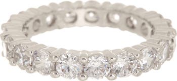 CZ Studded Eternity Band