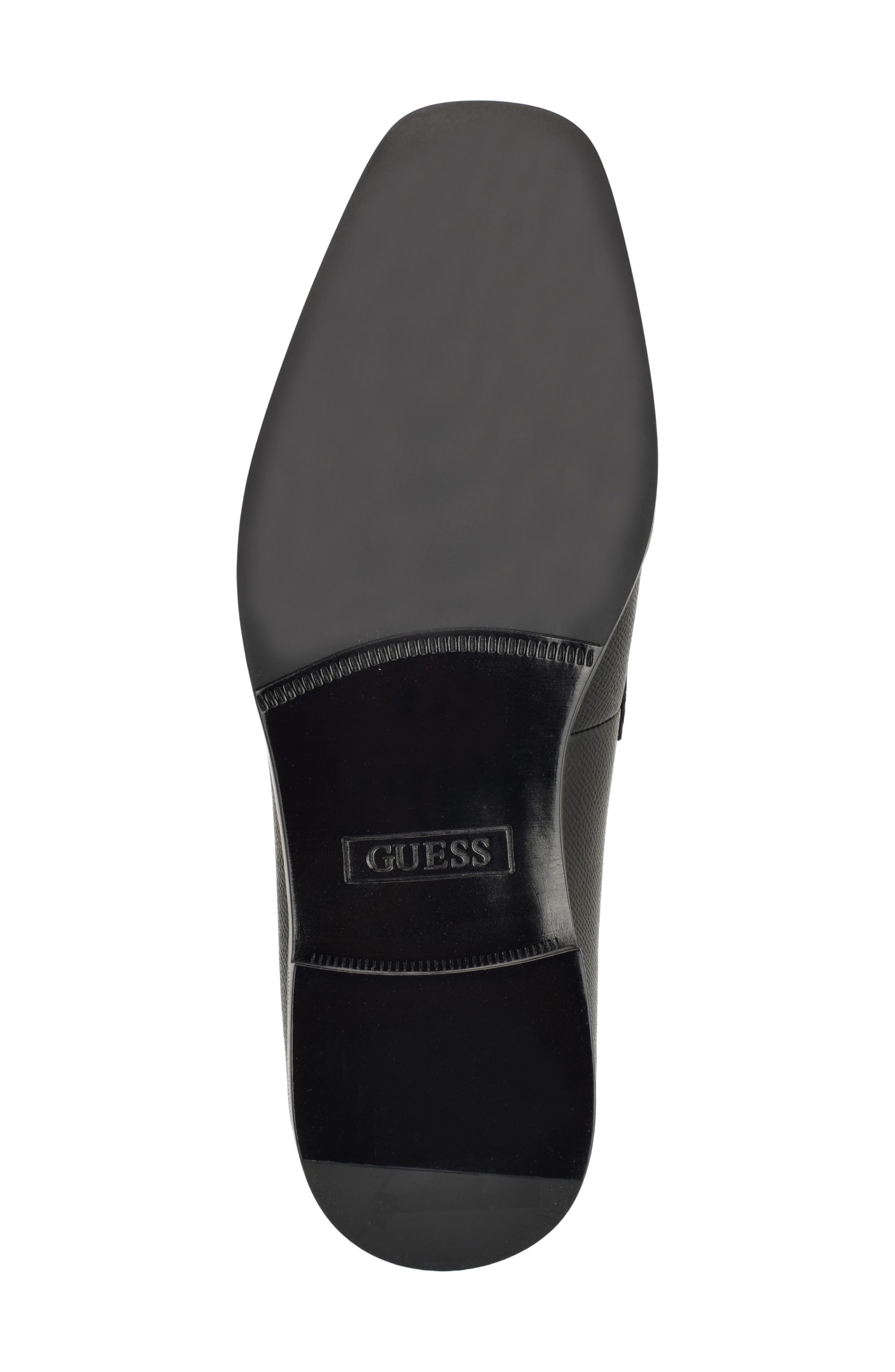 Honten Faux Leather Loafer, Alternate, color, BLACK