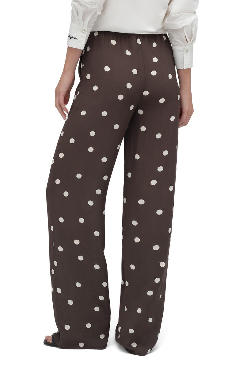Favorite Daughter The Effortless Pants, Alternate, color, Espresso Polka Dot