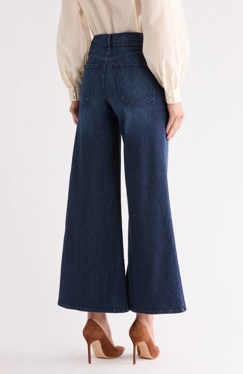 FRAME Le Palazzo Crop Wide Leg Jeans, Alternate, color, Guilty