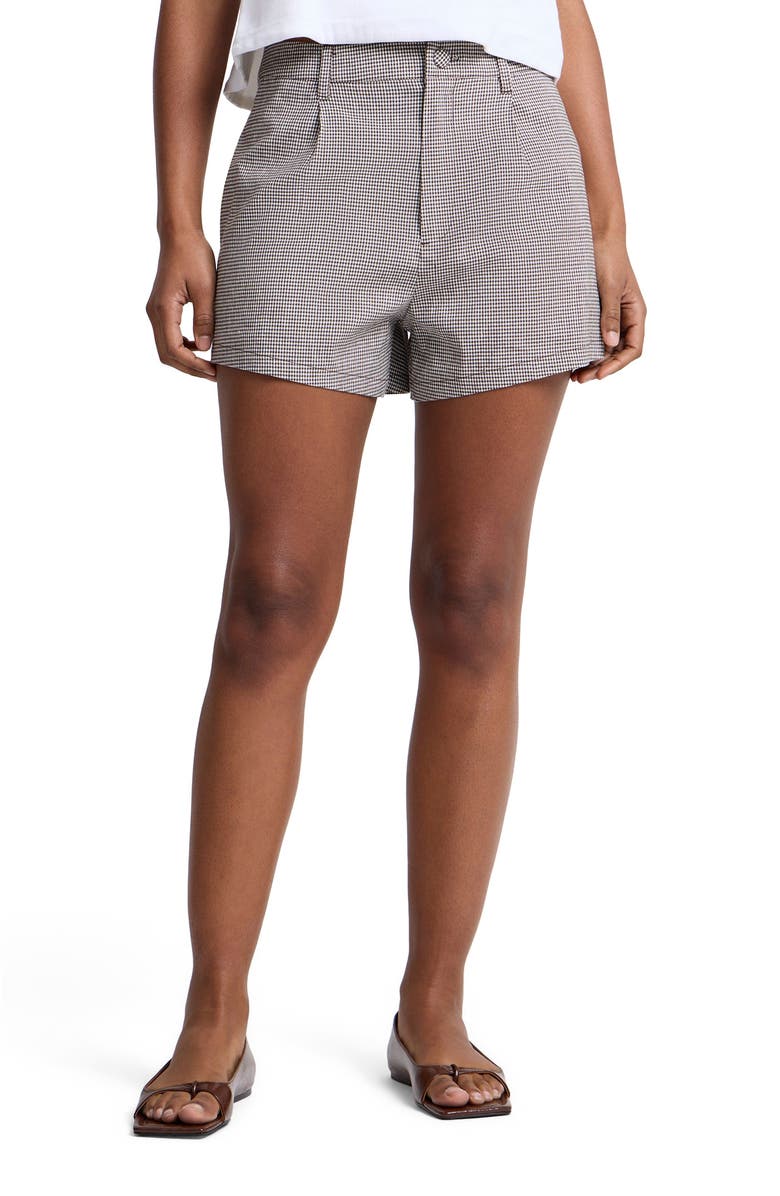Onia Linen Stretch Short, Alternate, color, Brown/White