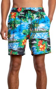 RVCA Tropical Print Board Shorts