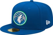 New Era Men's New Era Blue Minnesota Timberwolves 59FIFTY Fitted Hat