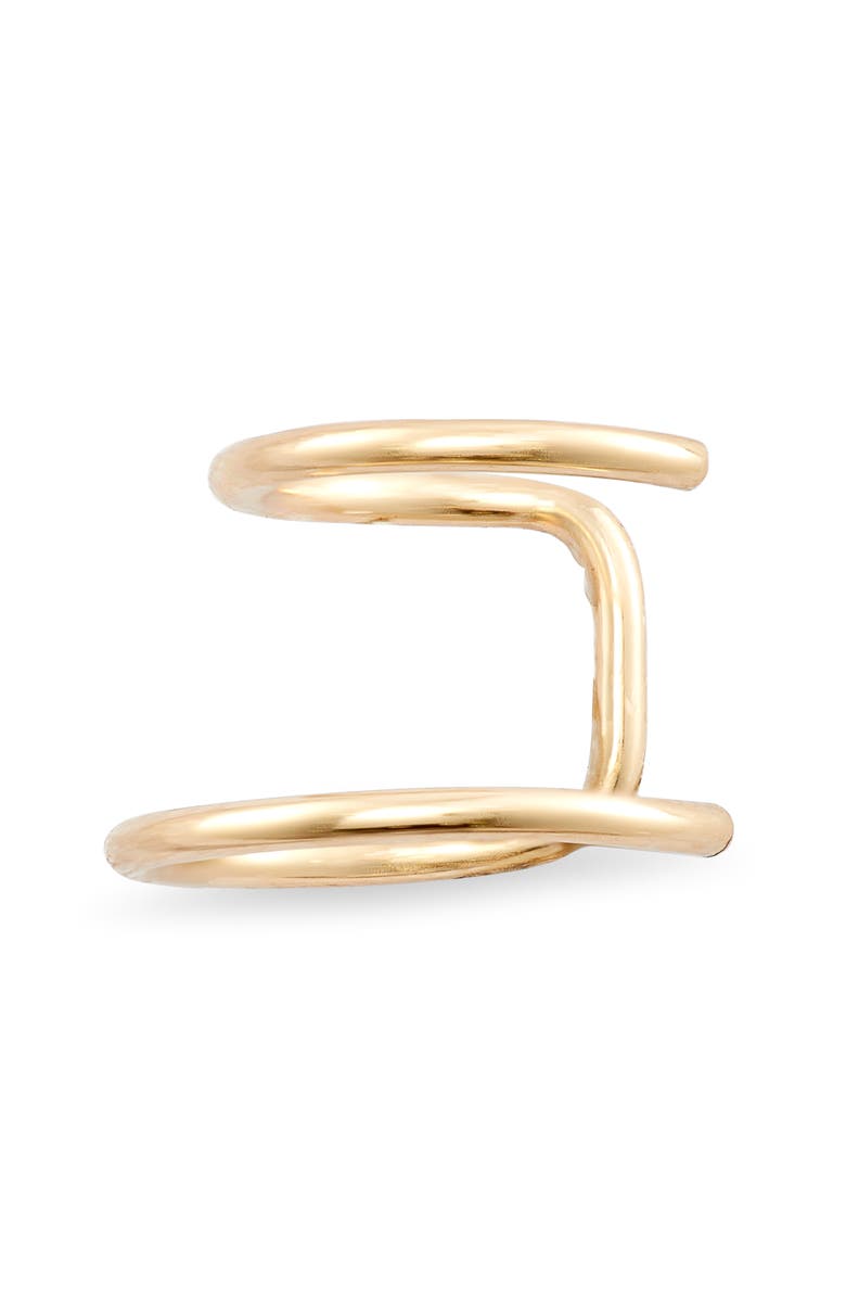 Zoë Chicco Thin Wire Double Ear Cuff, Main, color, 