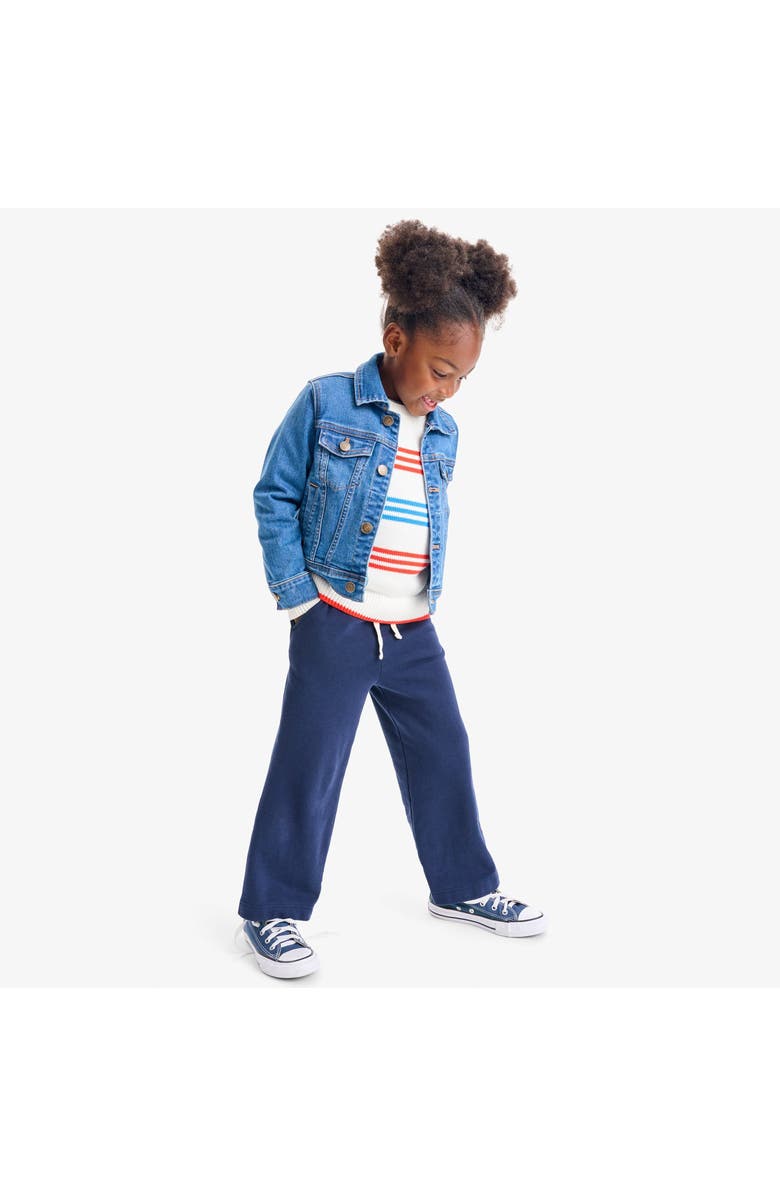 Primary Kids Wide Leg Sweatpant, Alternate, color, Navy