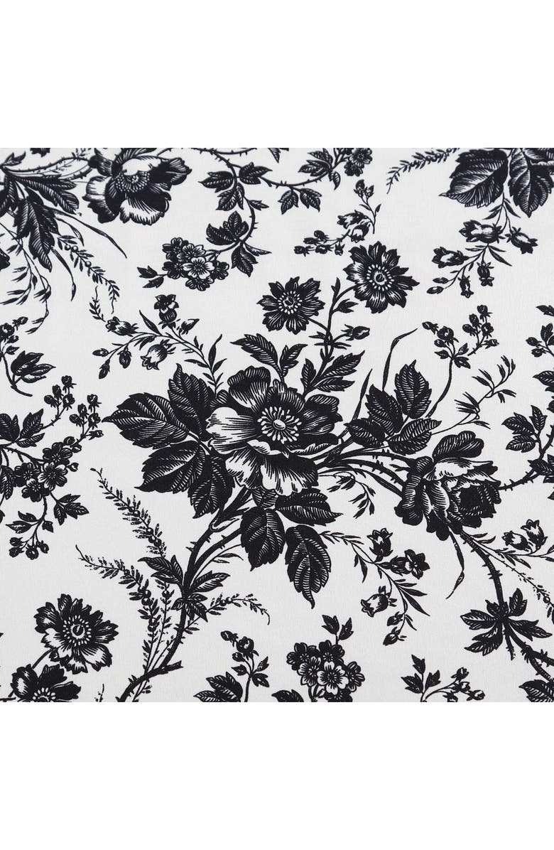 Betsey Johnson Toile Duvet Cover & Sham Set, Alternate, color, Black