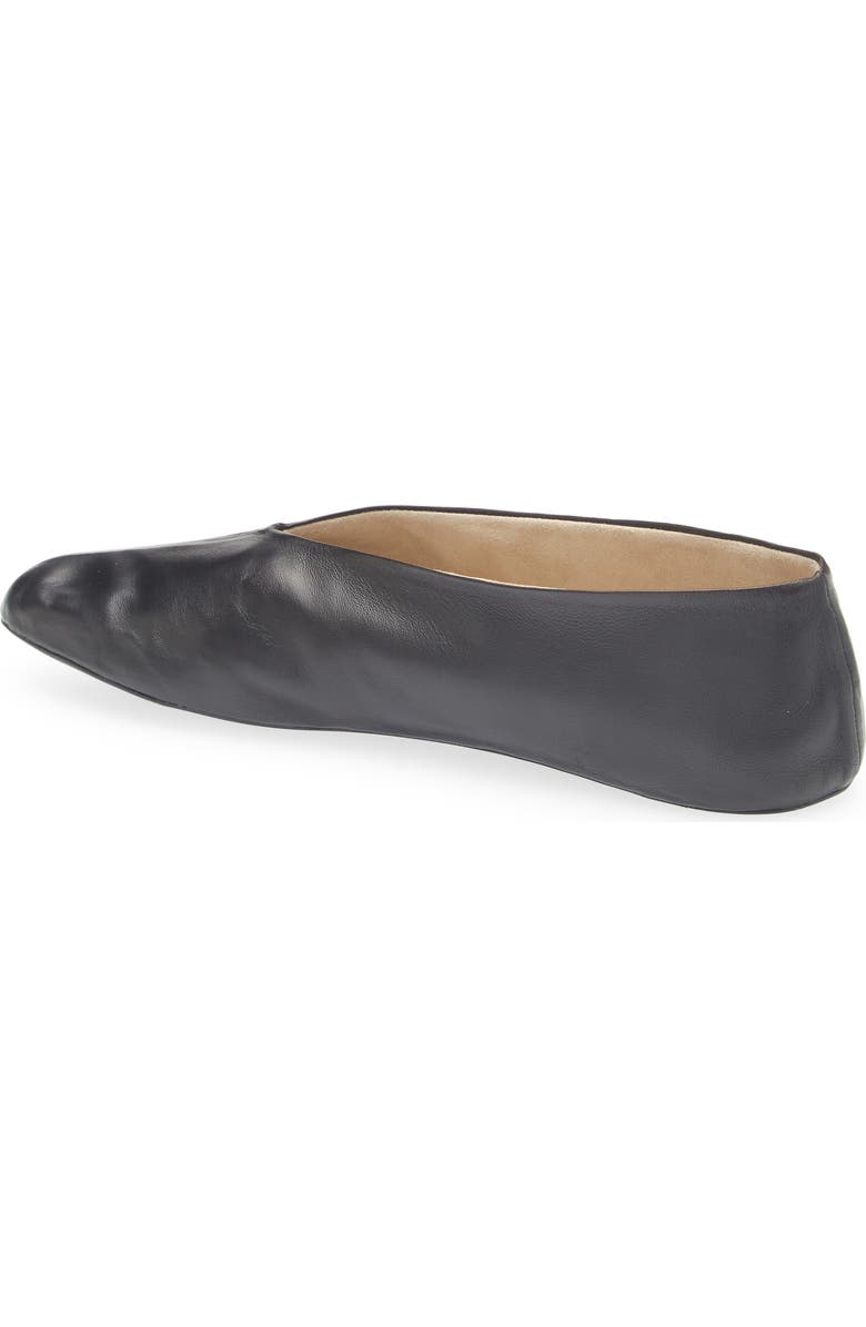The Row Stella Ballerina Flat, Alternate, color, Black