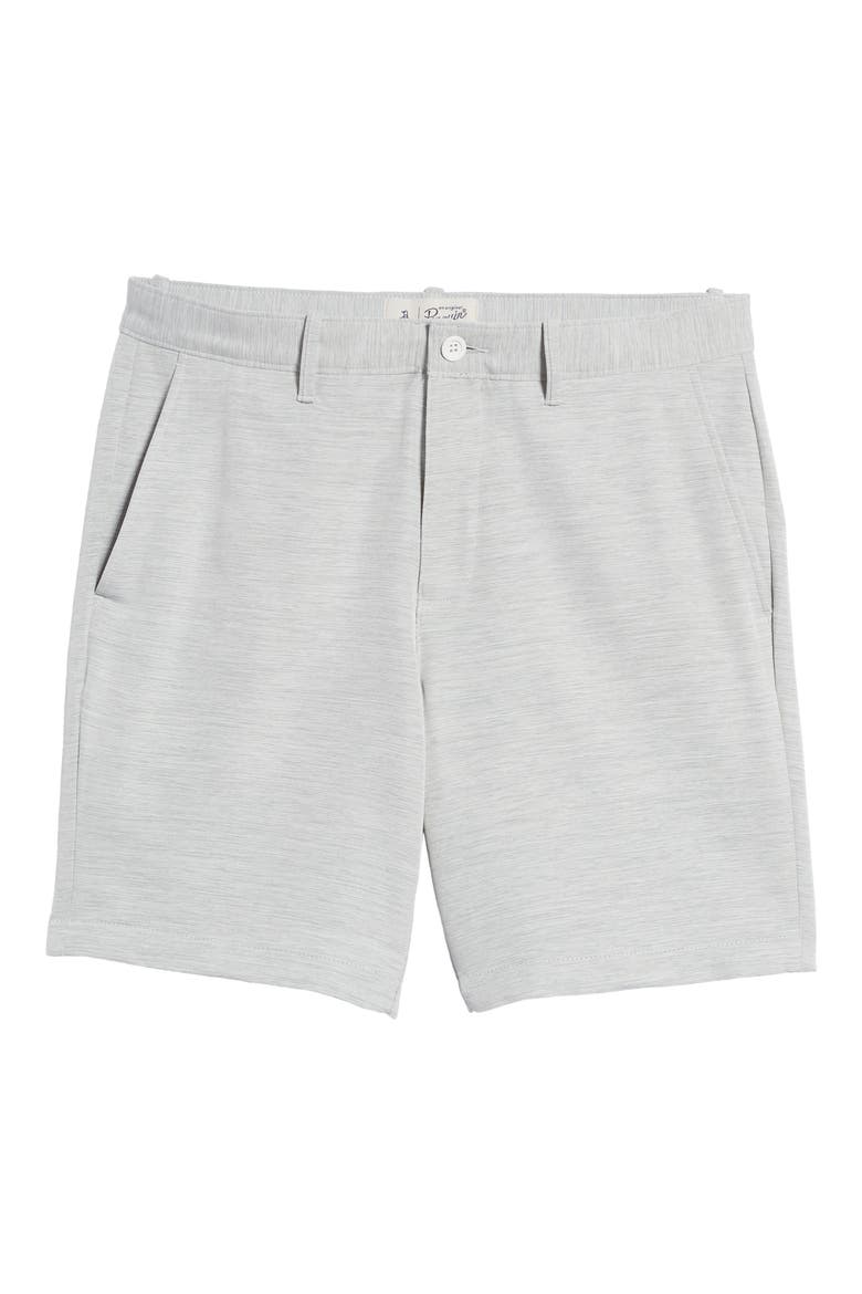 Heather Stripe Chino Shorts, Alternate, color, CERULEAN
