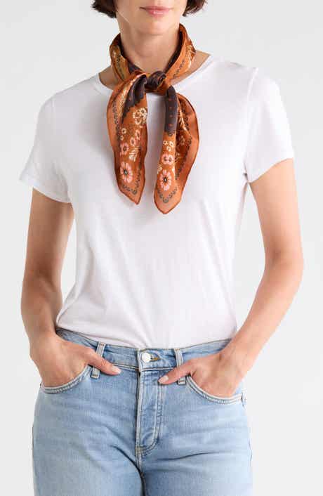 Border Print Scarf