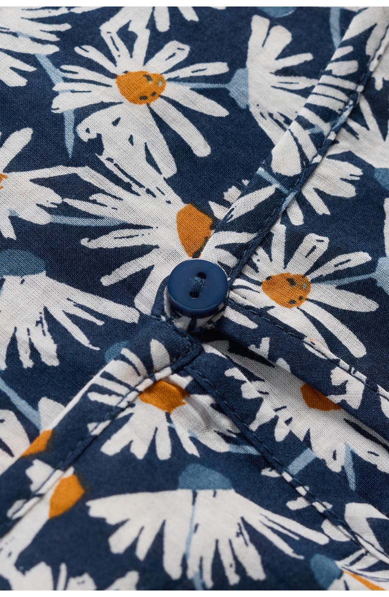 Seasalt Cornwall Garden Gate Daisy Print Organic Cotton Voile Top, Alternate, color, Scatter Daisy Maritime