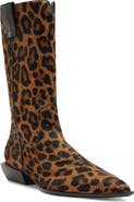 Schutz Ashley Genuine Calf Hair Western Boot