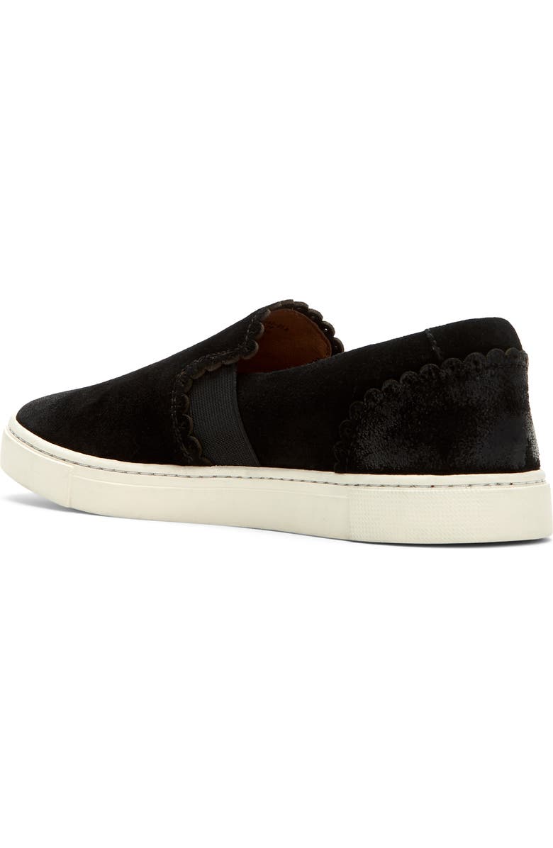 Frye Ivy Scalloped Slip-On Sneaker, Alternate, color,