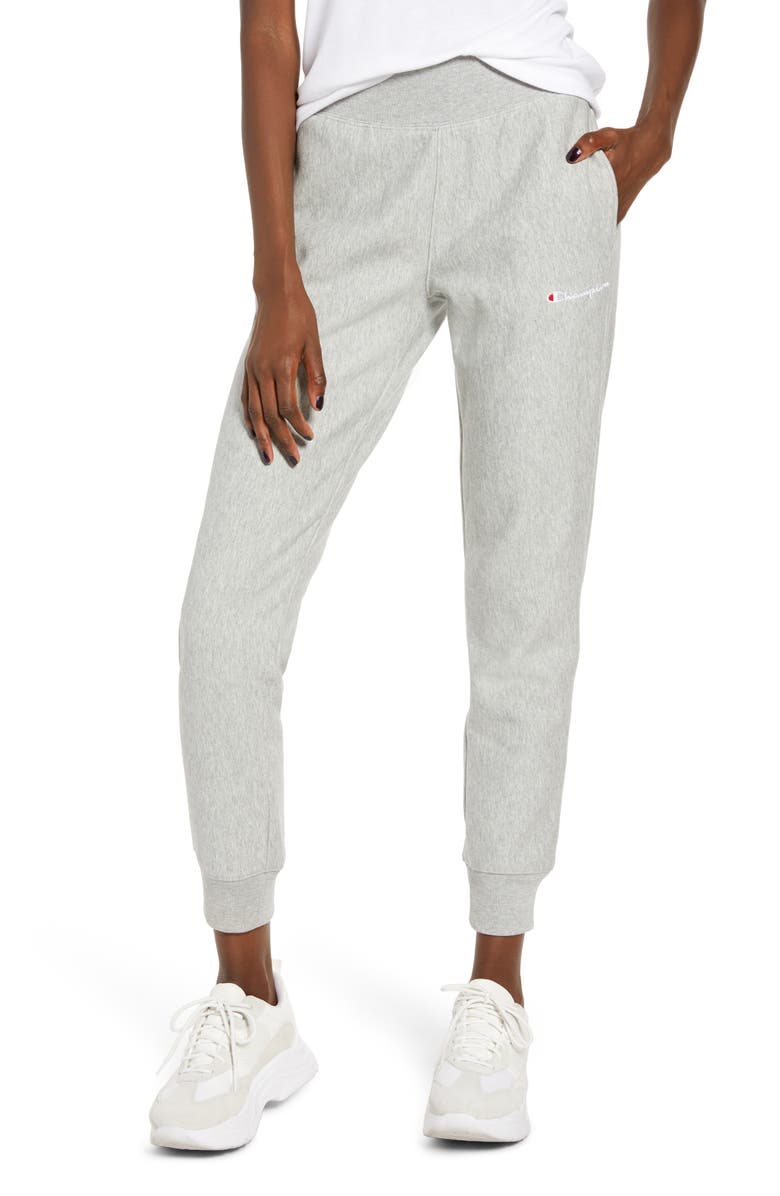 Champion Chainstitch Logo Reverse Weave<sup>®</sup> Jogger Sweatpants, Main, color, 