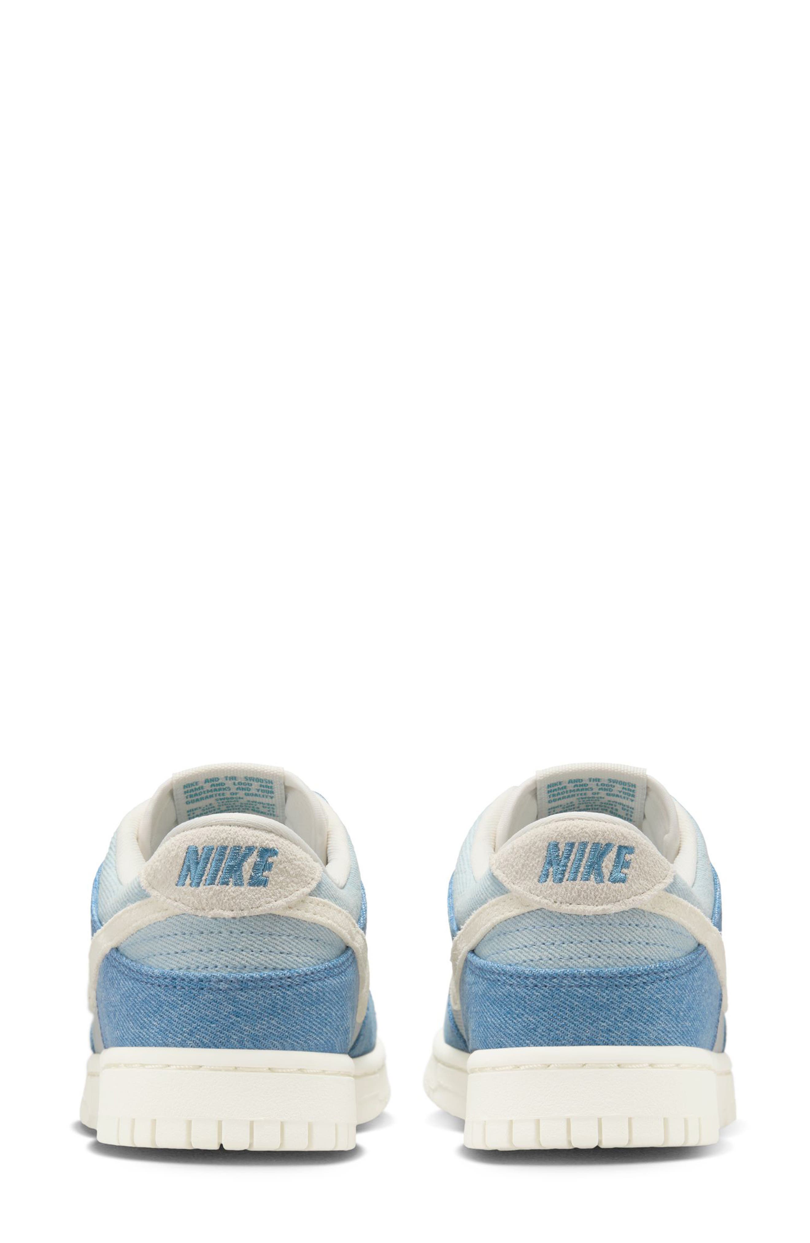 Nike Dunk Low Denim Basketball Sneaker, Alternate, color, 
