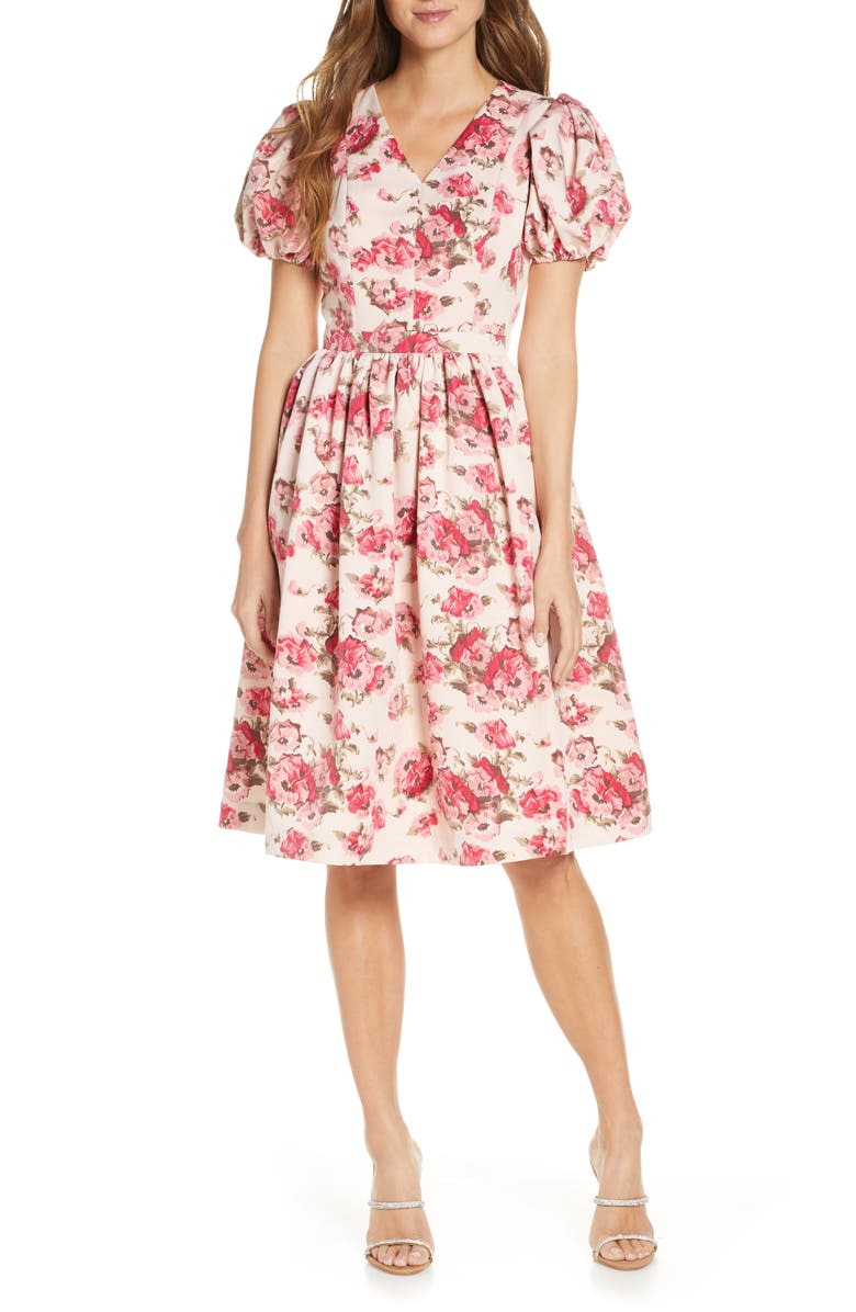 Rachel Parcell Fit & Flare Dress, Main, color,