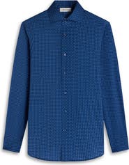 Bugatchi Devon OoohCotton® Geo Print Button-Up Shirt