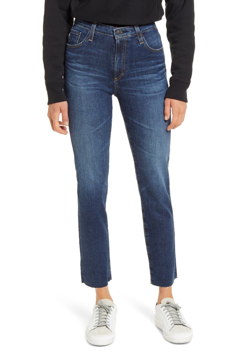 The Isabelle  Ankle Straight Leg Jeans, Main, color, 5 YEARS ENTROPY