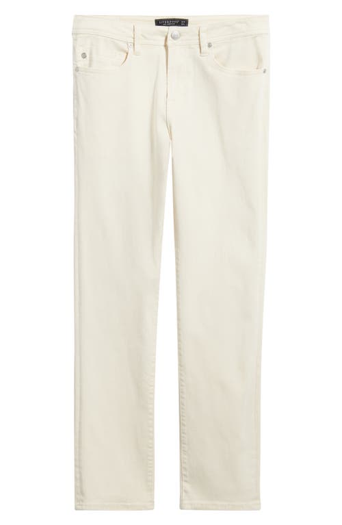 Liverpool Kingston Modern Straight Leg Jeans In White