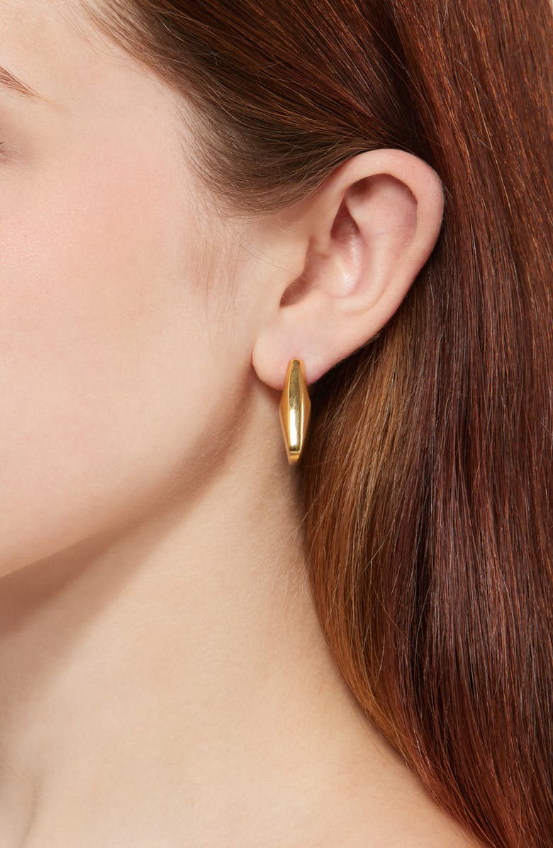 Dean Davidson Oslo Hinge Square Hoop Earrings, Alternate, color, Gold