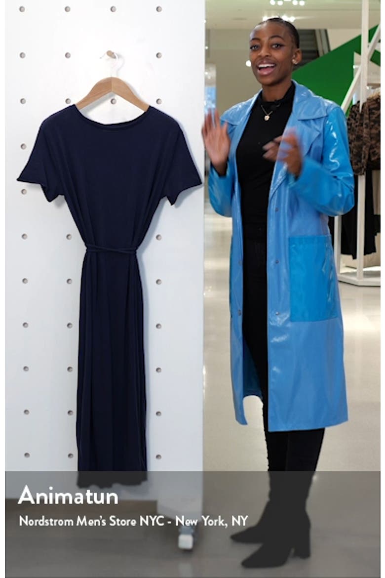 Tie Waist T-Shirt Midi Dress video