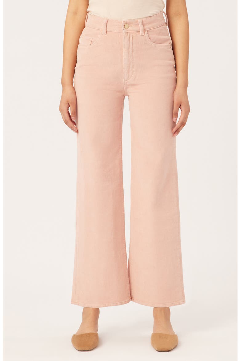 Hepburn High Waist Wide Leg Jeans, Main, color, ROSE VALE