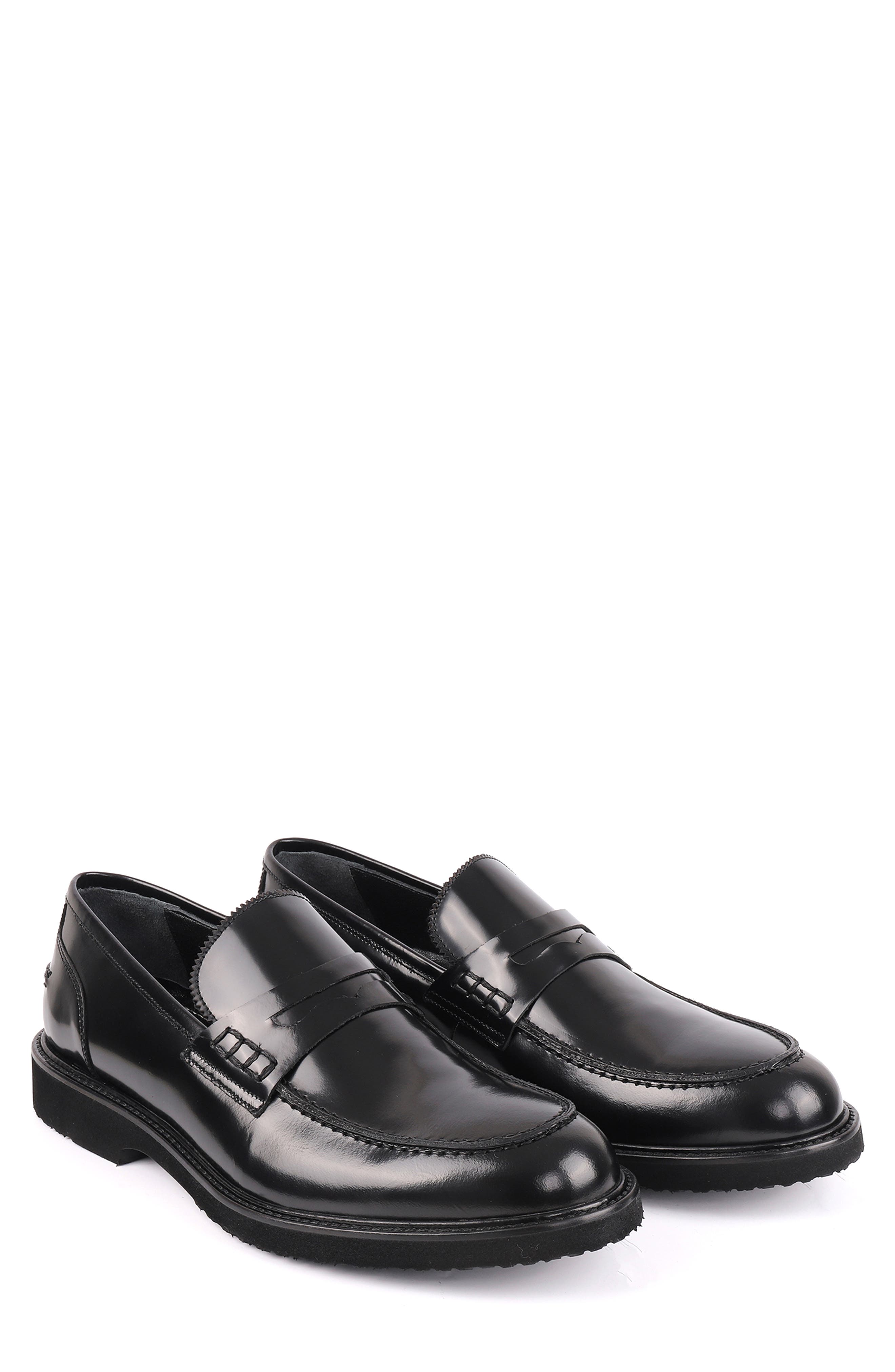 VELLAPAIS Douglas Penny Loafer, Alternate, color, Black
