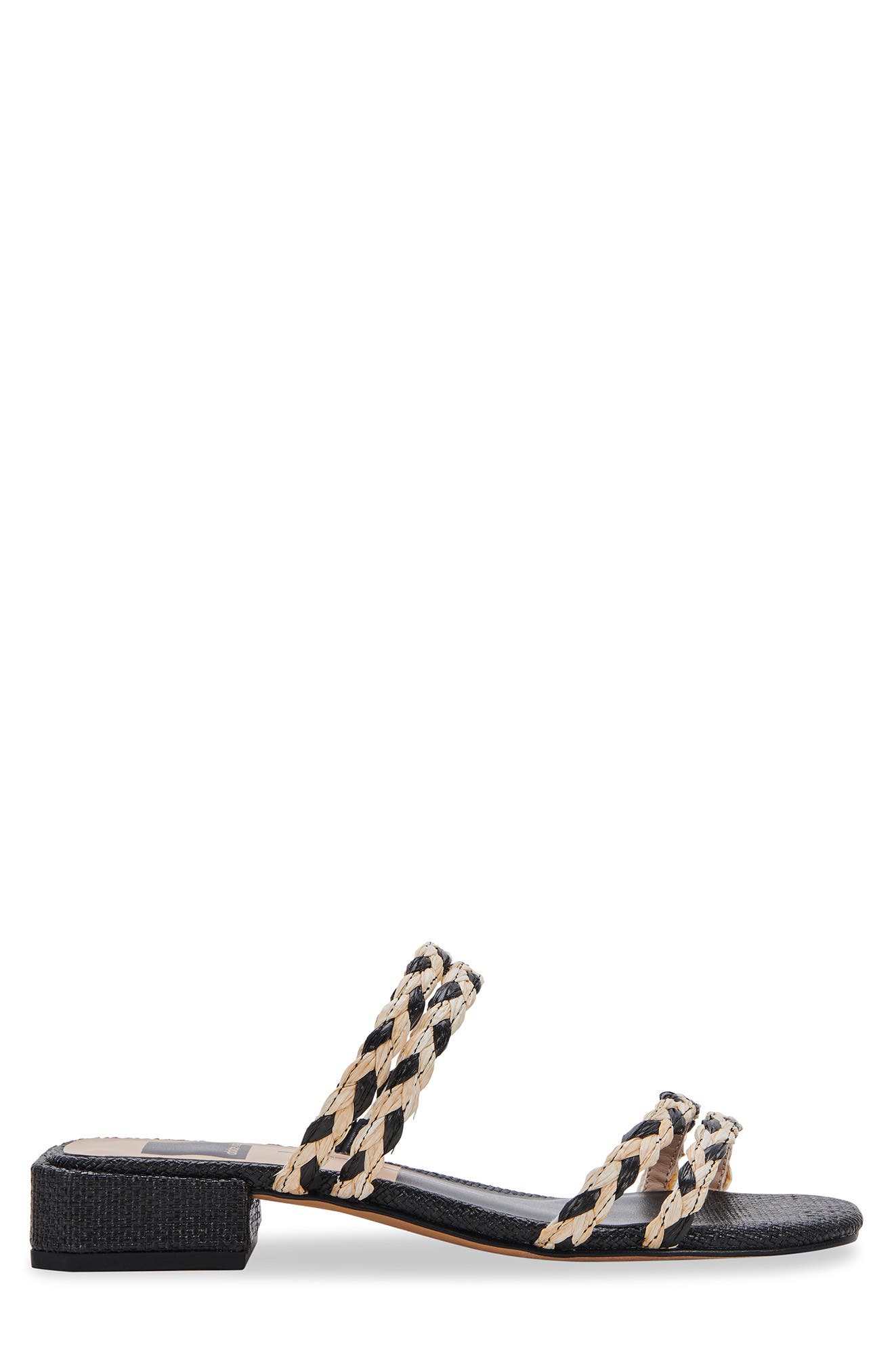 Dolce Vita Haize Raffia Strappy Slide Sandal, Alternate, color, 