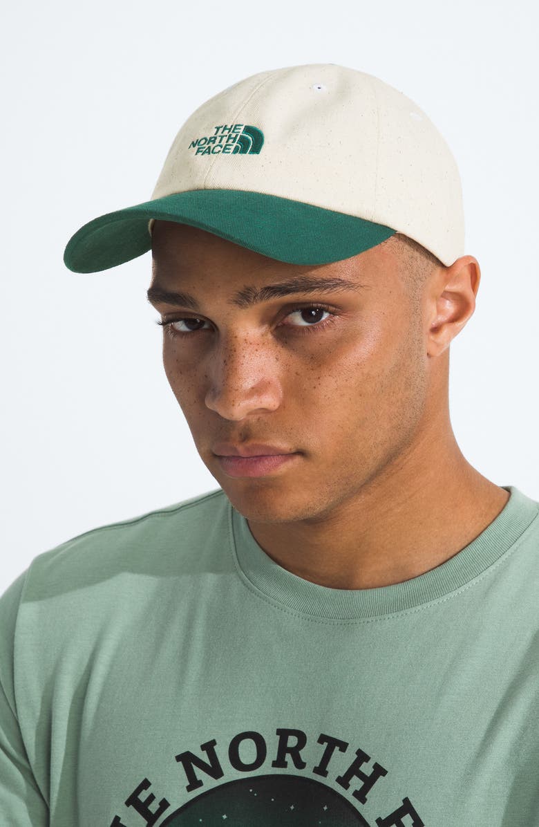 The North Face The Norm Baseball Cap, Alternate, color, Hunter Green/ White Dune