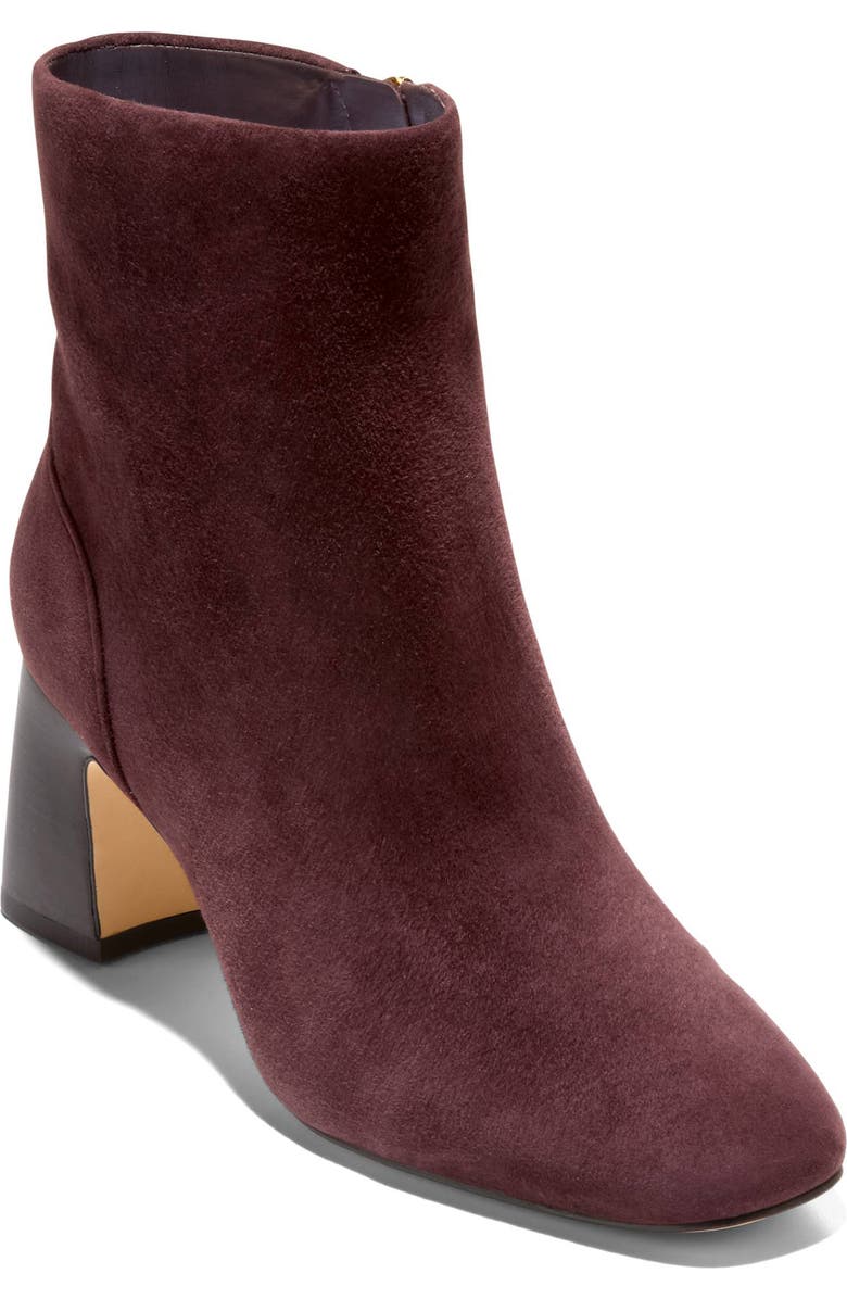 Cole Haan Gemma Bootie, Main, color, Madeira Brown Suede