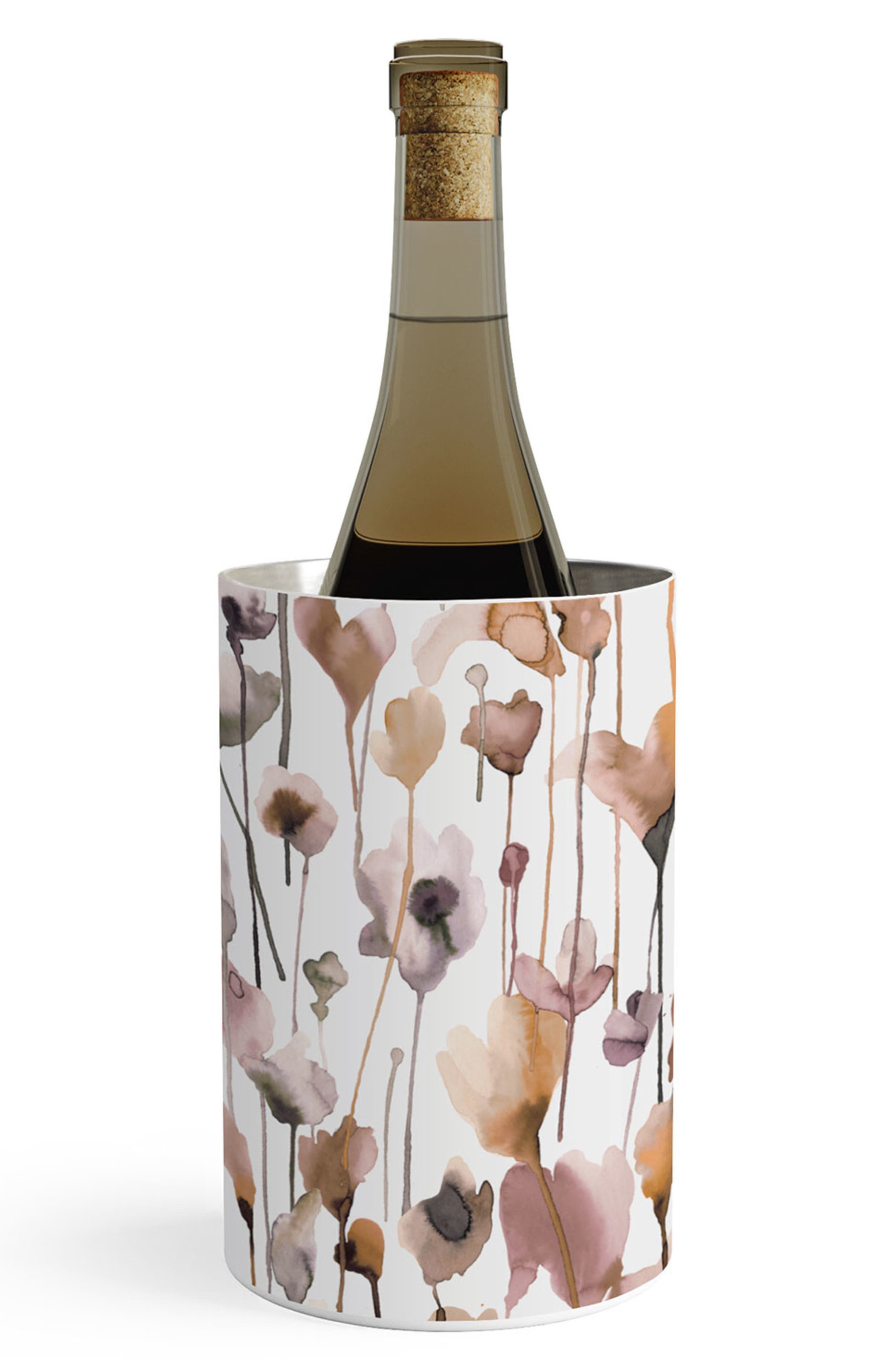 Deny Designs Fall Wildflowers Wine Chiller
