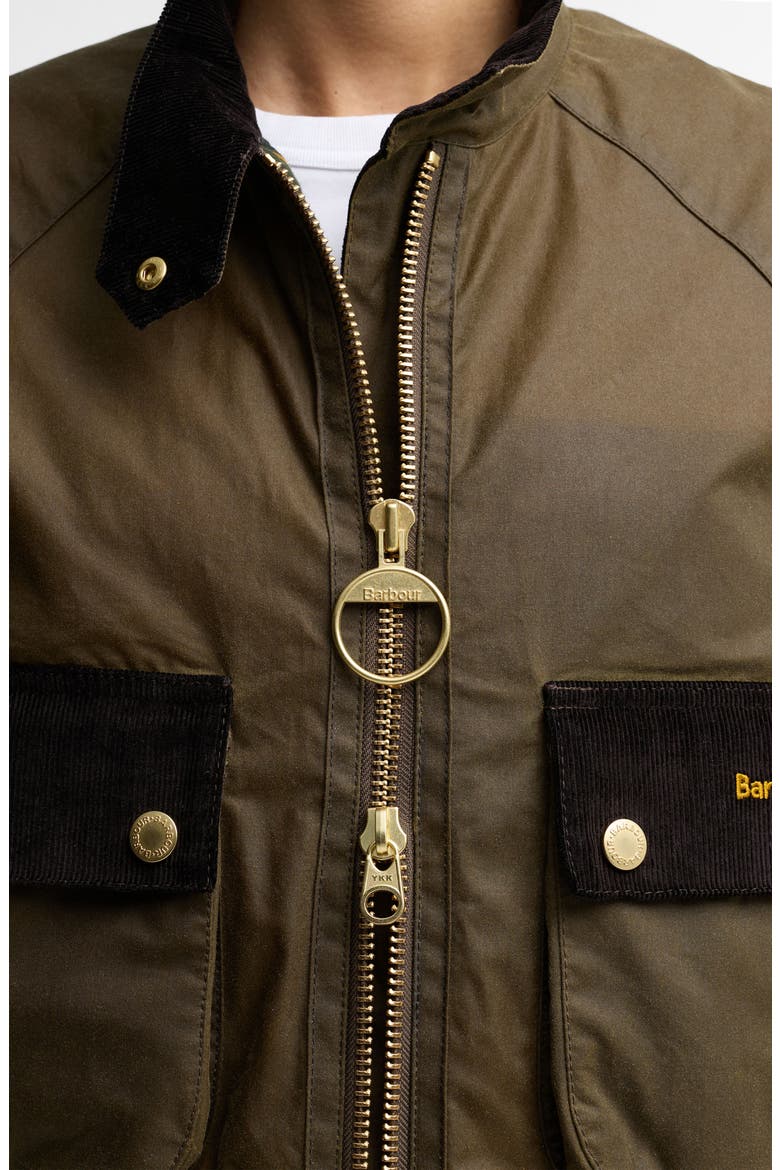 Ivybridge Waxed Cotton Jacket, Alternate, color, BEECH/ ANCIENT