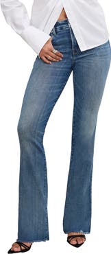 Good American Soft Tech Good Classic Bootcut Jeans