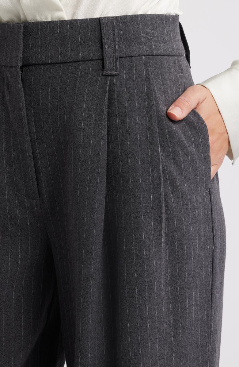 Wit & Wisdom 'Ab'Solution Pinstripe Ultra Skyrise Wide Leg Pants, Alternate, color,