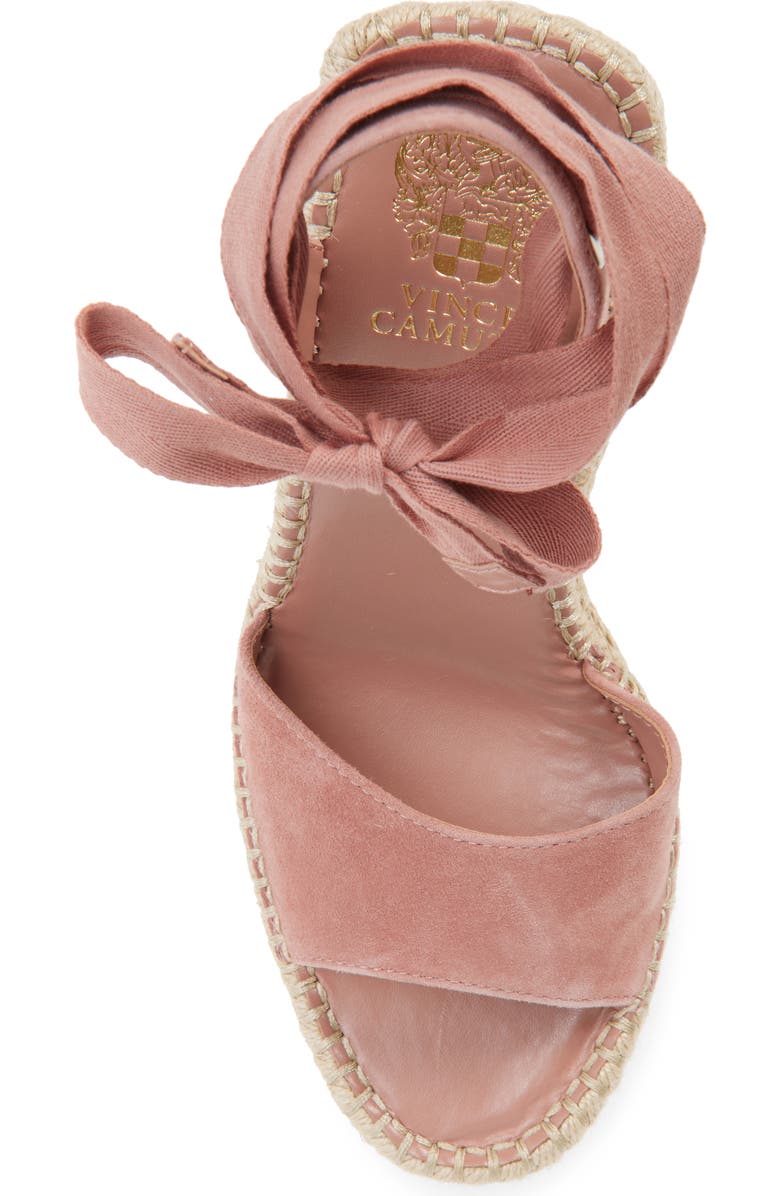 Vince Camuto Bendsen Wedge Sandal, Alternate, color, Dark Pale Pink