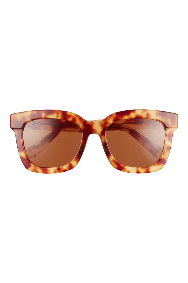 Carson 50mm Square Sunglasses, Main, color, SOLSTICE TORTOISE/ BROWN