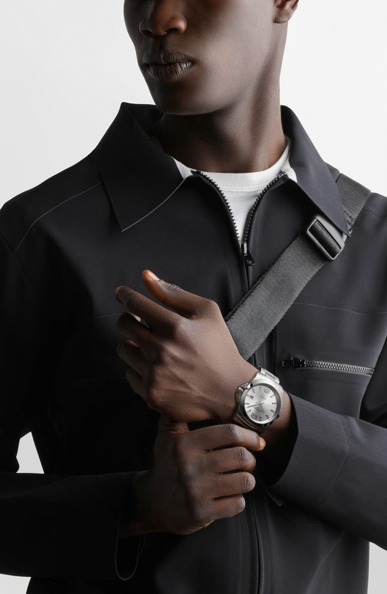 Longines Conquest Bracelet Watch, 41mm, Alternate, color, Silver