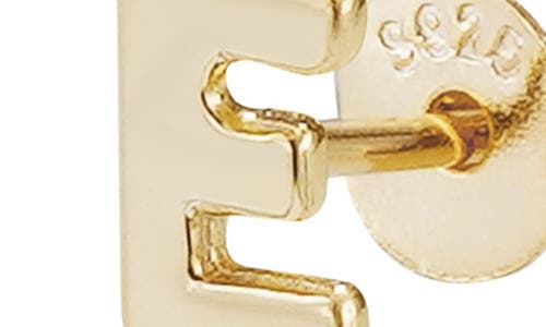 Adornia Fine Initial Stud Earrings