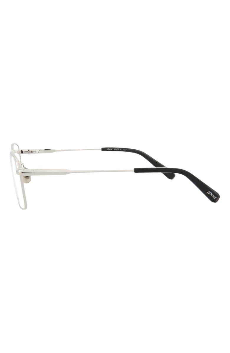 Brioni Novelty 56mm Rectangular Optical Glasses, Alternate, color, 