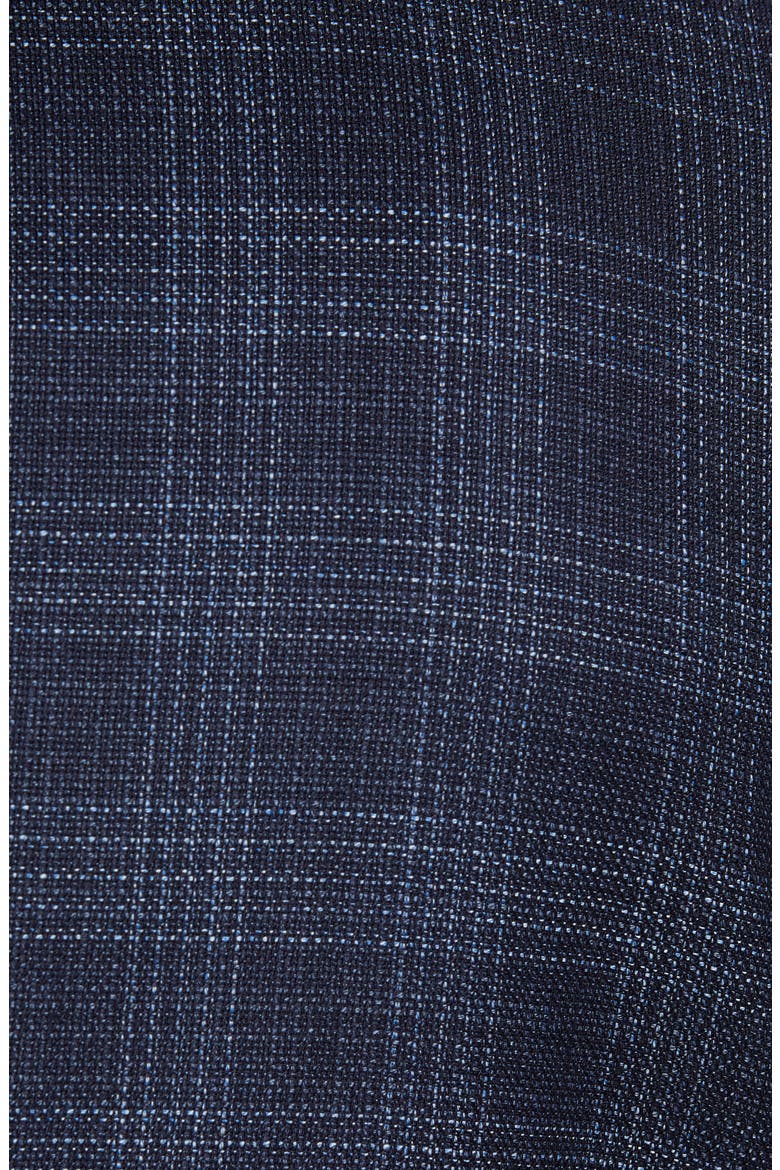Hutsons Slim Fit Check Virgin Wool Sport Coat, Alternate, color, LIGHT/ PASTEL BLUE