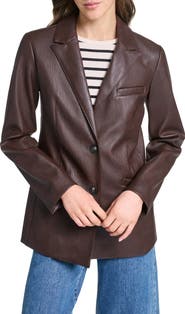 Levi's Faux Leather Blazer