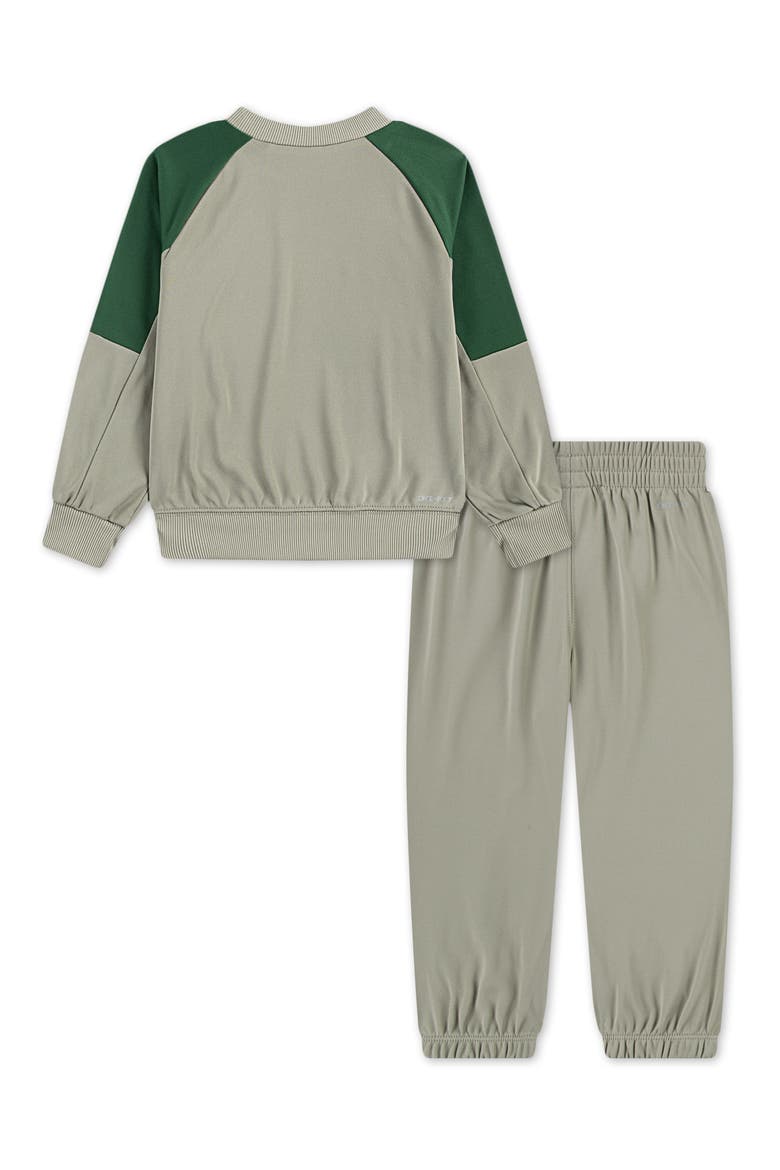 Kids' Lifestyle Essentials Pullover & Joggers Set, Alternate, color, LIGHT ARMY