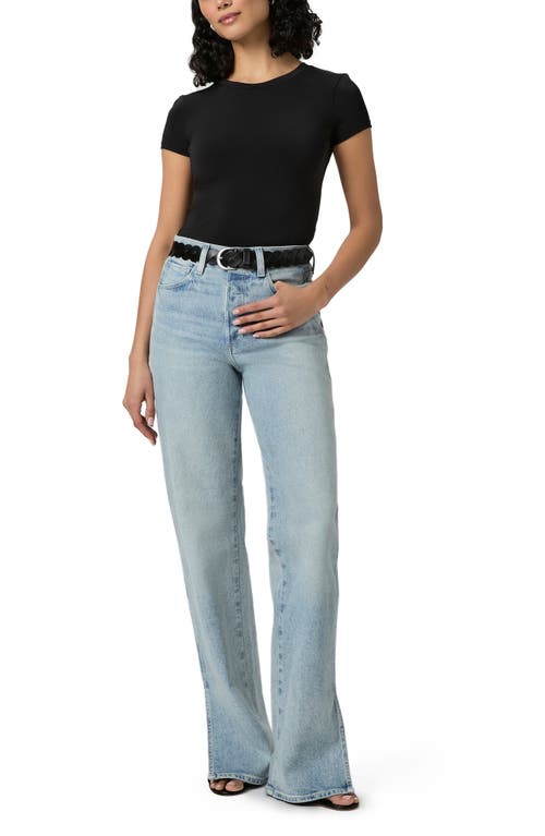 PAIGE PAIGE SAWYER HIGH RISE WIDE LEG JEANS